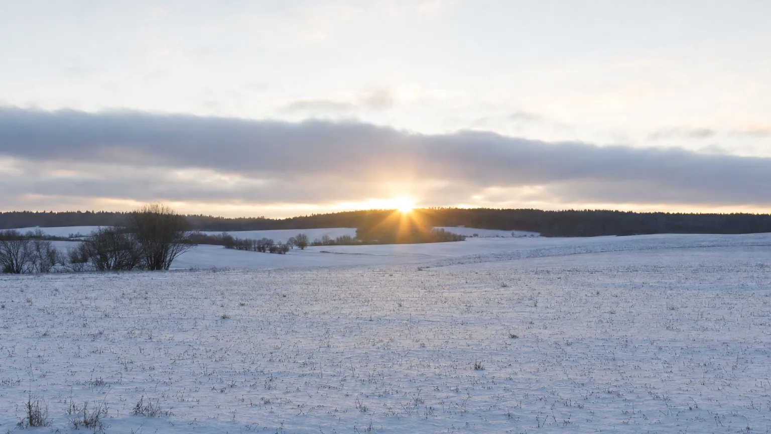 Dezembermittag – die Sonne steigt nur knapp 17 Grad über den Horizont, der kürzeste Tag des Jahres. (mit AI erstelltes Bild)
