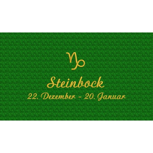 Steinbock (22. Dezember - 20. Januar)