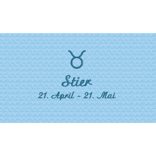 Stier (21. April - 20. Mai)