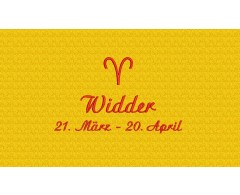Widder (21. März - 20. April)