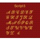 Monogrammschrift Script 3