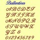 Monogrammschrift Ballentines