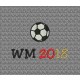 Fußball - WM 2018 in Farben schwarz-rot-gold